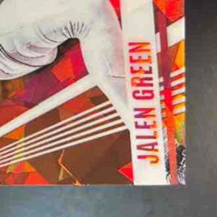 2023-24 Panini Phoenix Jalen Green Orange Ice /249 #58 Houston Rockets - Sports Cards