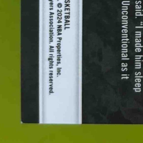 2023-24 Panini Phoenix Jordan Hawkins Fade To Black White Ice /125 #24 Pelicans - Sports Cards