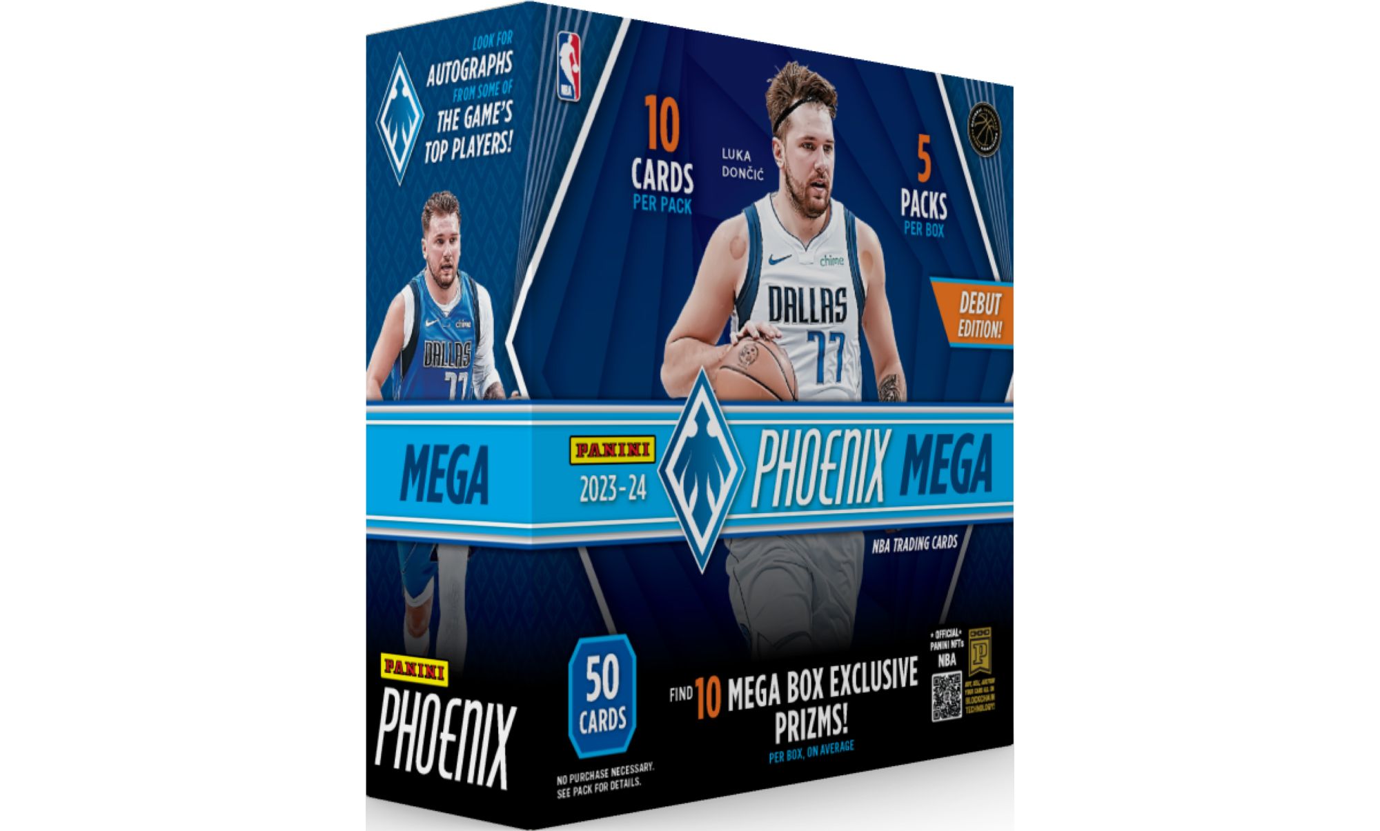 2023/24 Panini Phoenix NBA Basketball MEGA Box (10 Retail Prizms) NBA Blaster