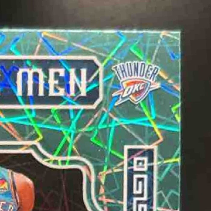 2023-24 Panini Phoenix Shai Gilgeous-Alexander Temple Men Teal Lazer #22 Thunder - Sports Cards