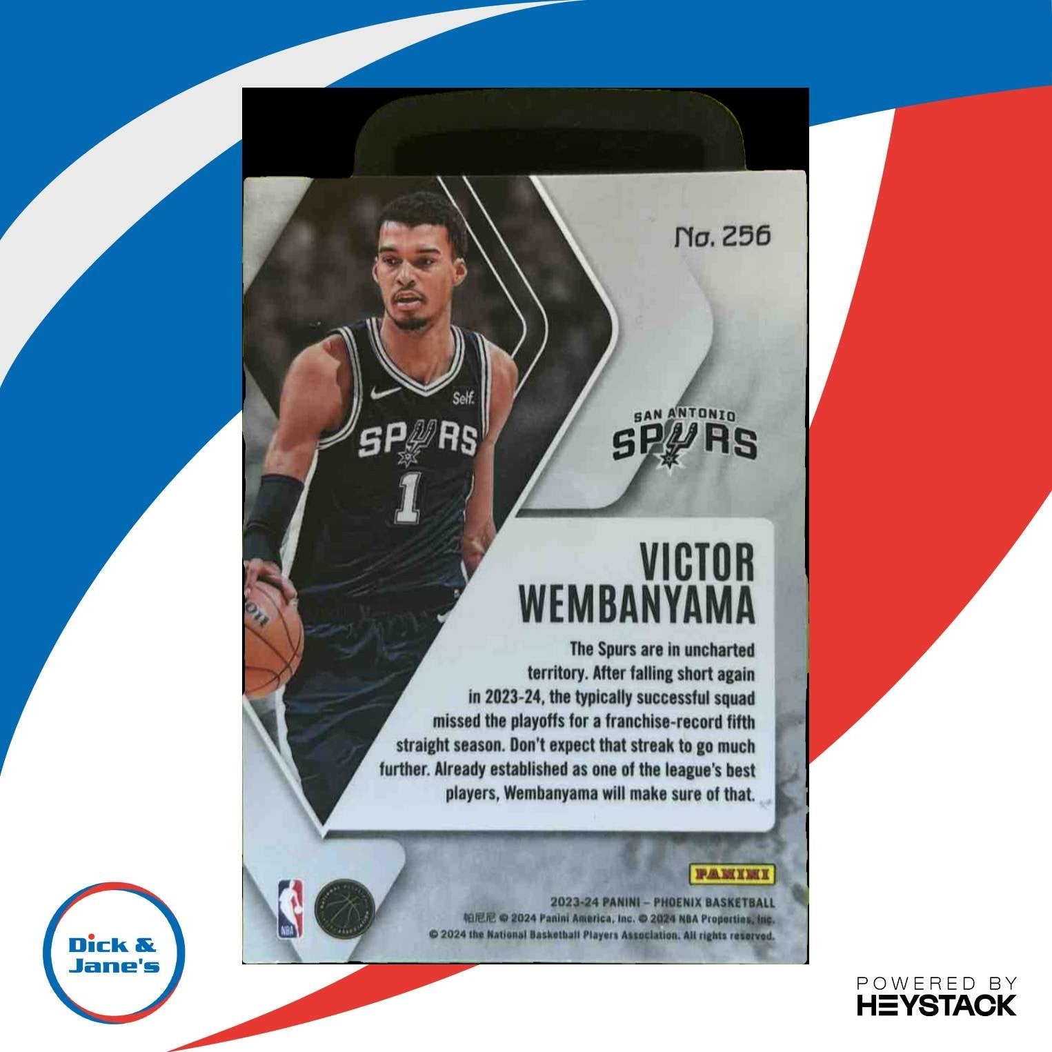 2023-24 Panini Phoenix Victor Wembanyama #256 RC San Antonio Spurs - Sports Cards