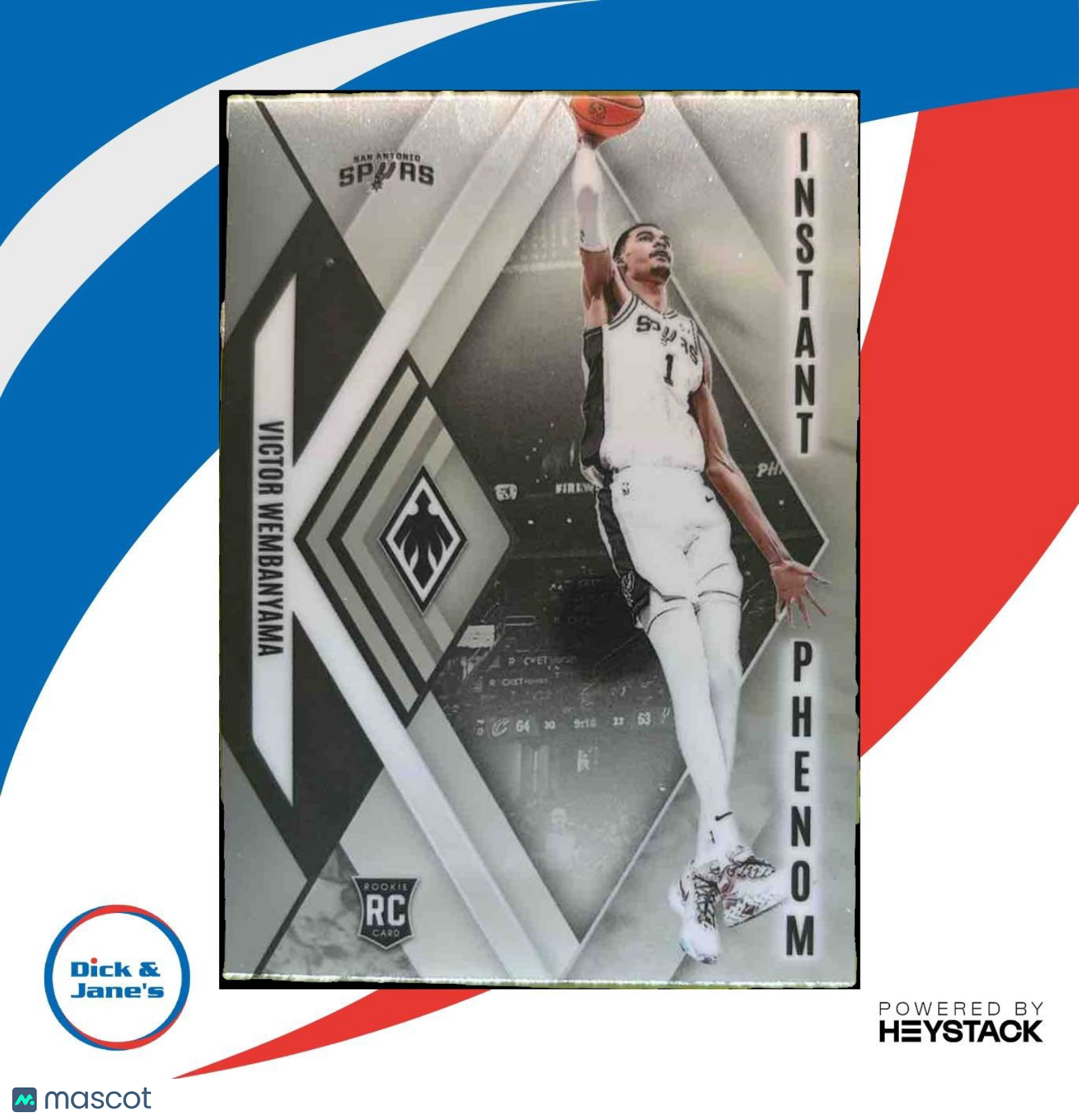 2023-24 Panini Phoenix Victor Wembanyama Instant Phenom #13 RC San Antonio Spurs - Sports Cards