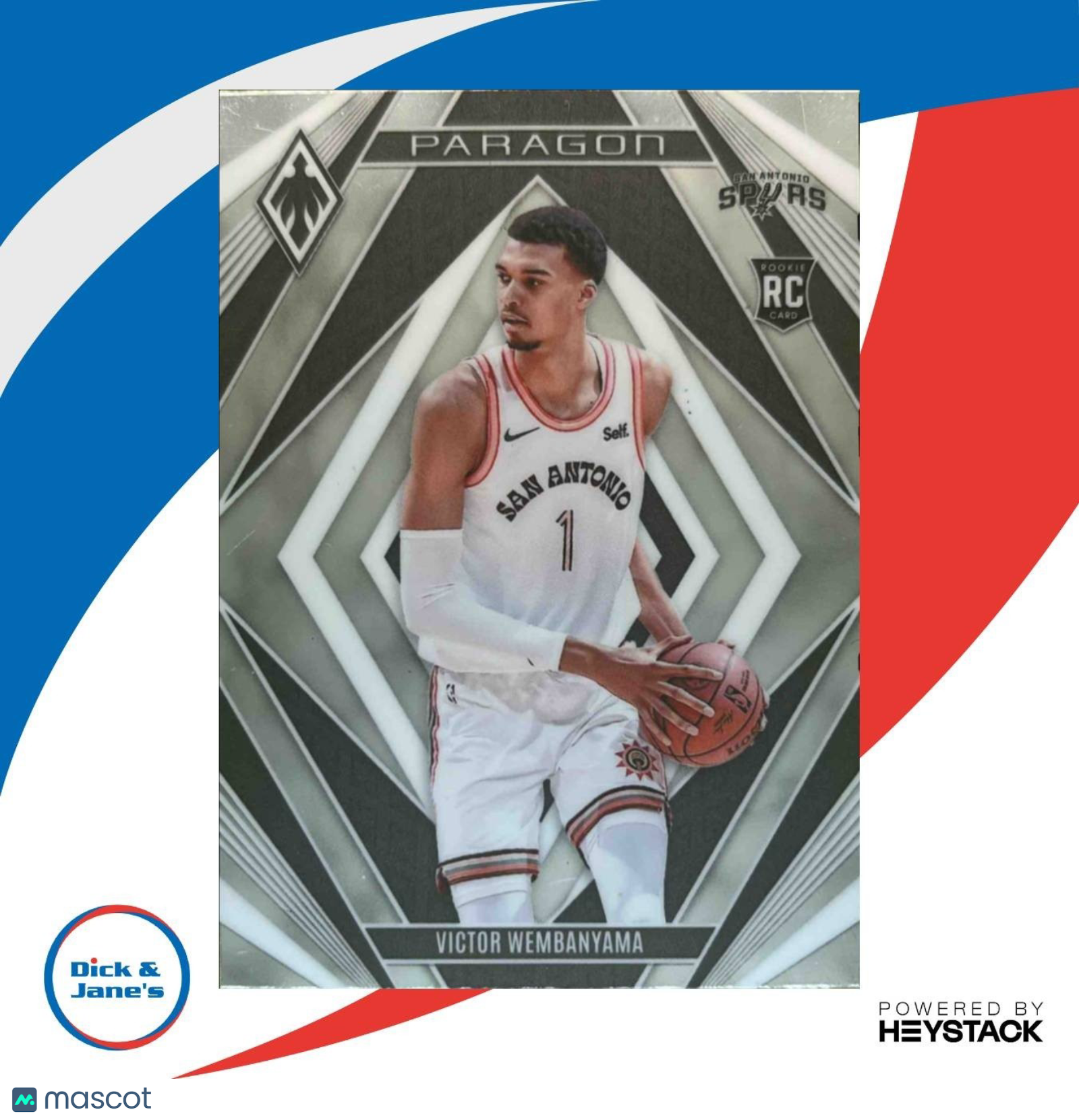 2023-24 Panini Phoenix Victor Wembanyama Paragon #13 RC San Antonio Spurs - Sports Cards