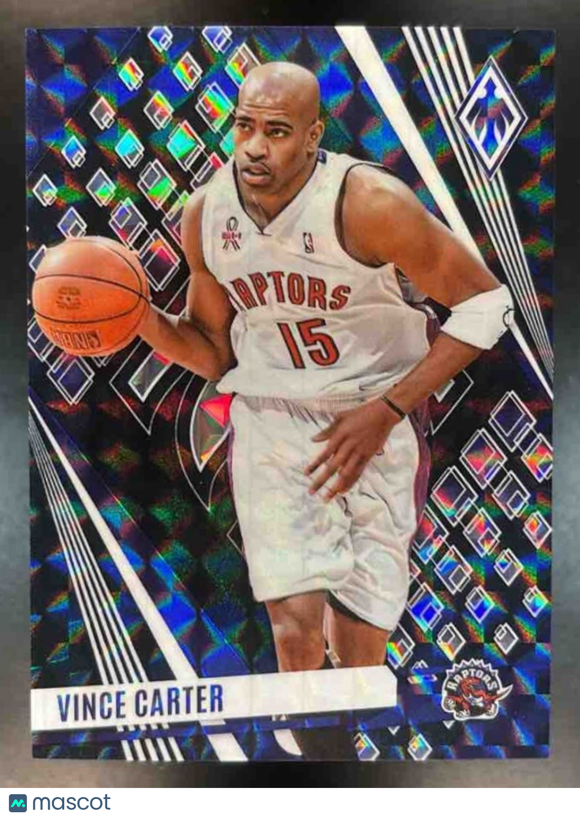 2023-24 Panini Phoenix Vince Carter Black 1/1 #222 Toronto Raptors - Sports Cards