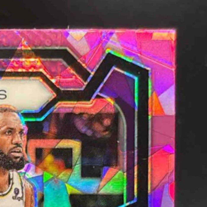 2023-24 Panini Prizm LeBron James Prizms Pink Ice #63 Los Angeles Lakers - Sports Cards