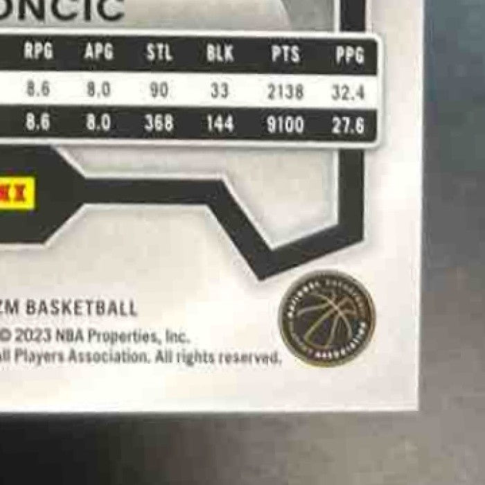 2023-24 Panini Prizm Luka Doncic Prizms Red /299 #110 Dallas Mavericks - Sports Cards