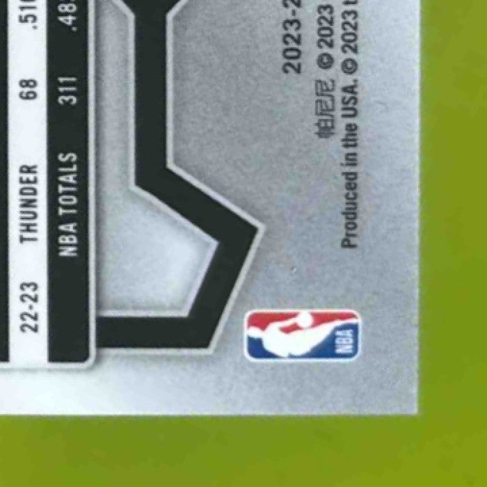 2023-24 Panini Prizm Shai Gilgeous-Alexander /150 #85 Oklahoma City Thunder - Sports Cards