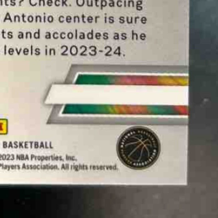 2023-24 Panini Prizm Victor Wembanyama Instant Impact #3 RC San Antonio Spurs - Sports Cards