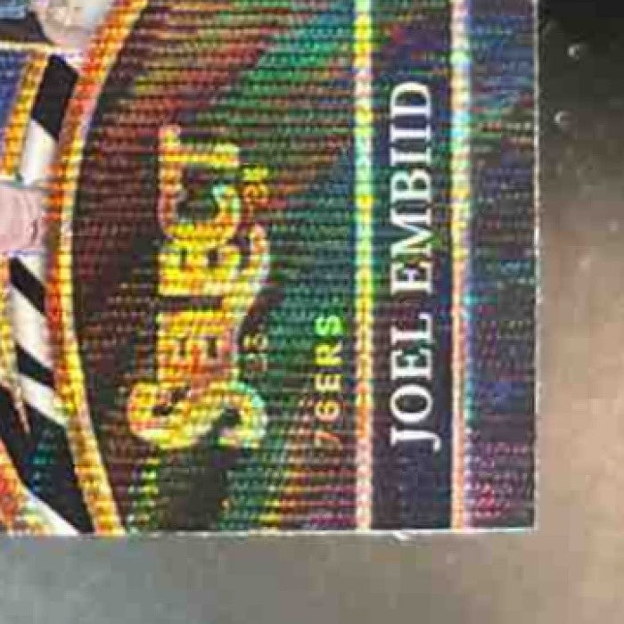 2023-24 Panini Select Joel Embiid Zebra Prizm SSP #204 Courtside 76ers - Sports Cards