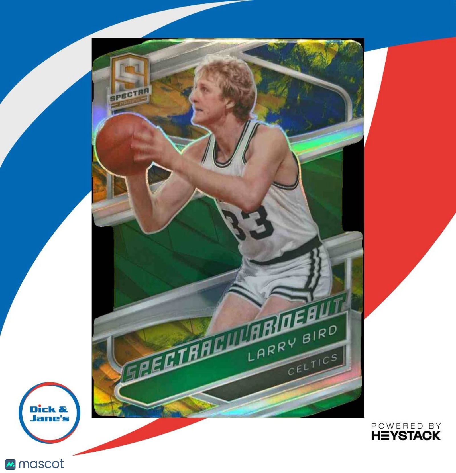 2023-24 Panini Spectra Larry Bird Die Cut 1/8 #184 Boston Celtics - Sports Cards