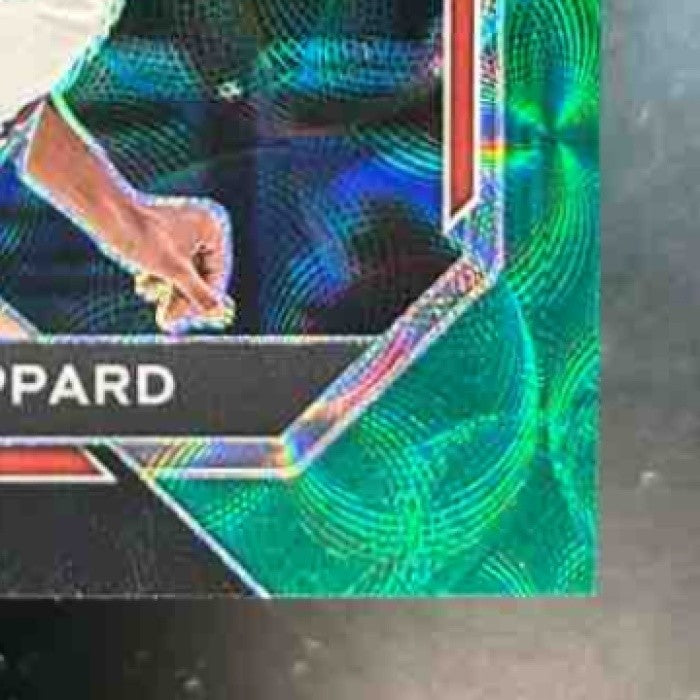 2023-24 Prizm Draft Picks Ben Sheppard Sensational Signatures Green RC Auto - Sports Cards