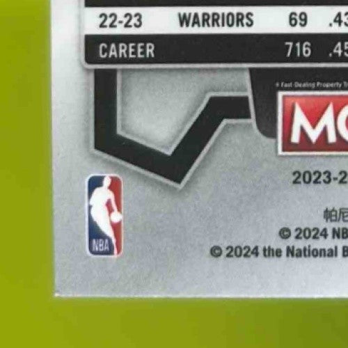 2023-24 Prizm Monopoly Klay Thompson Man Red Pattern #29 Golden State Warriors - Sports Cards