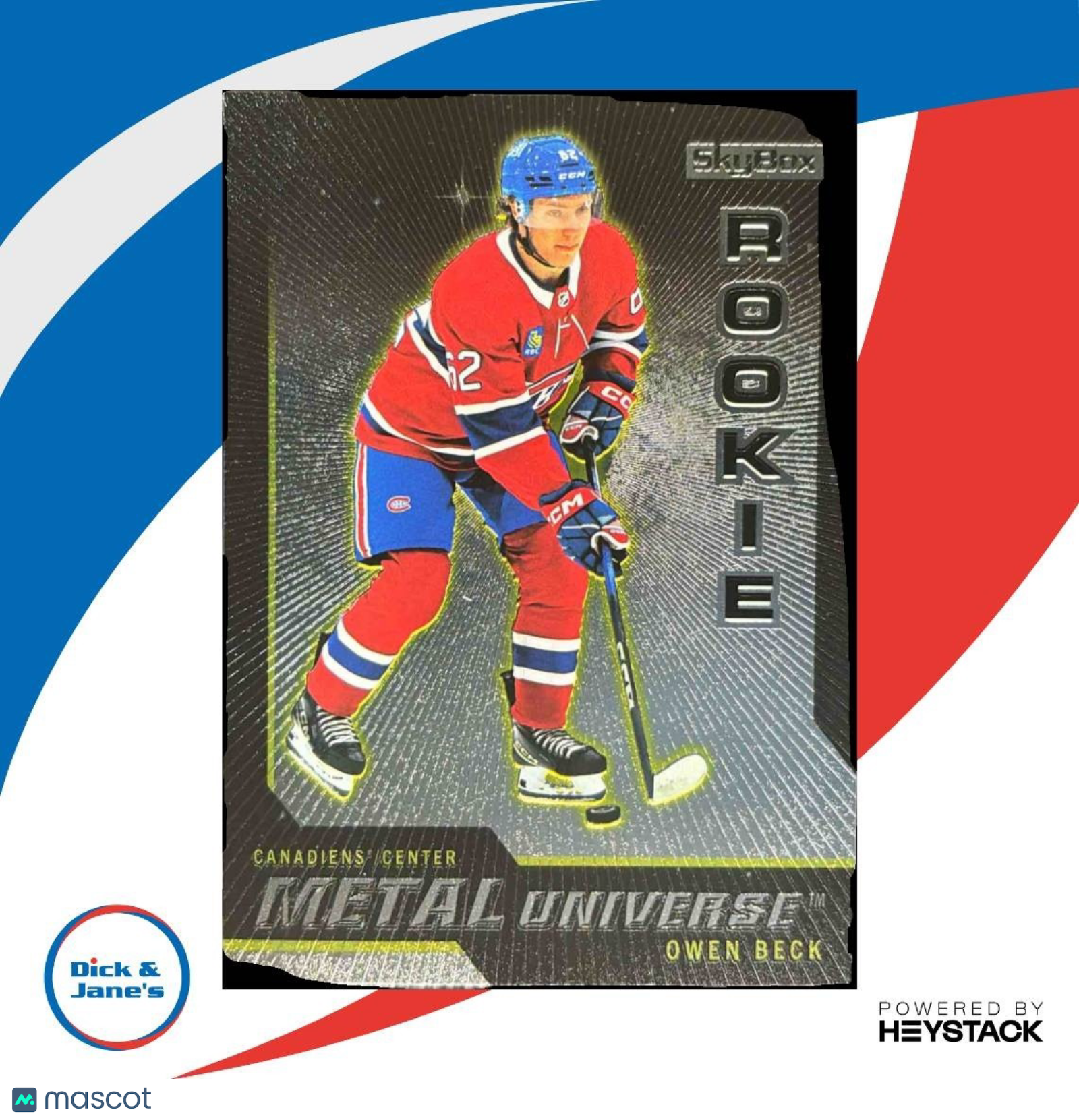 2023-24 Skybox Metal Universe Owen Beck 2008 09 Rookie Retros Montreal Canadiens - Sports Cards