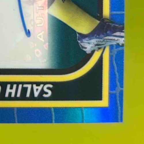 2023-24 Topps Chrome Merlin UEFA Club Competitions Salih Ozcan Auto Blue Ref /75 - Sports Cards