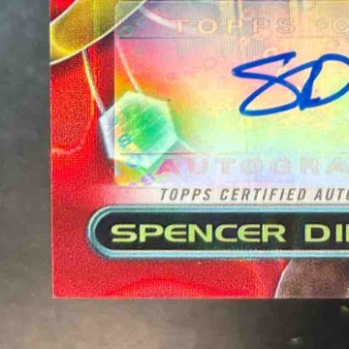 2023-24 Topps Cosmic Chrome Spencer Dinwiddie Auto Red Flare Refractor 1/5 - Sports Cards