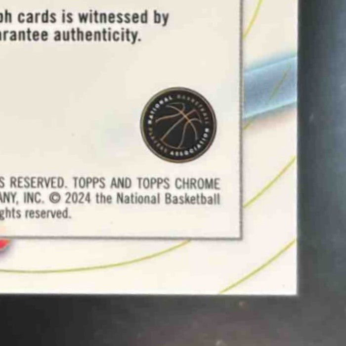 2023-24 Topps Cosmic Chrome Spencer Dinwiddie Auto Red Flare Refractor 1/5 - Sports Cards