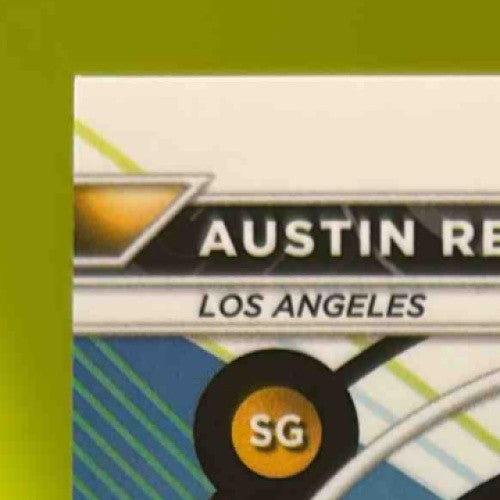 2023-24 Topps Finest Austin Reaves Auto Gold Geometric Refractor 50/50 Lakers - Sports Cards