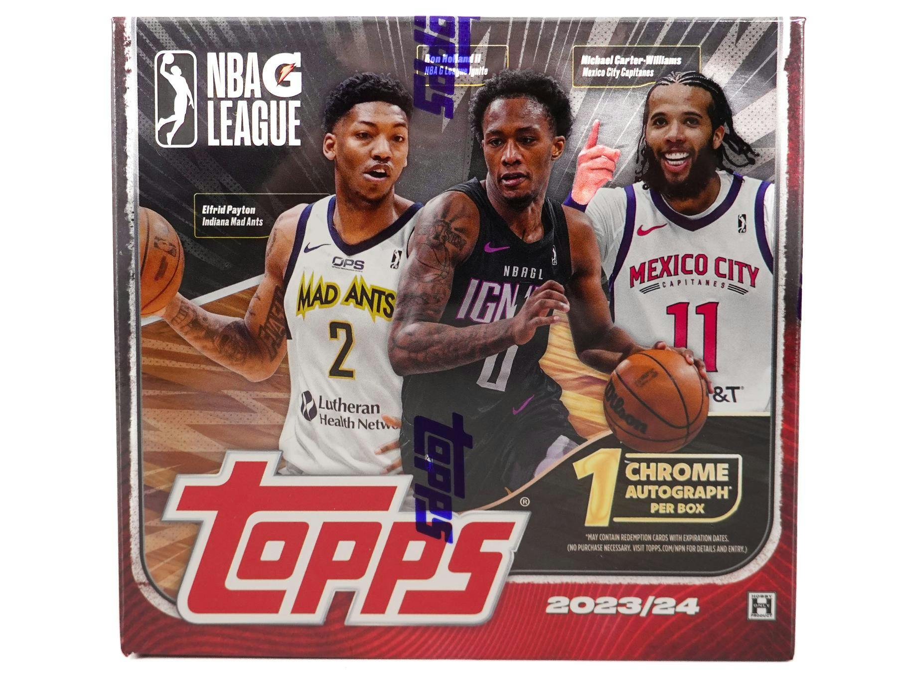 2023/24 Topps G-League Basketball NBA Hobby Box (1 Auto) - NBA Blaster