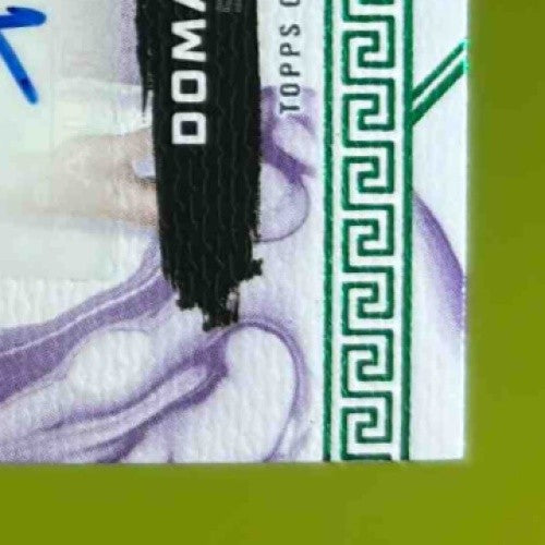 2023-24 Topps Motif Domantas Sabonis Acrylic Drip Auto Windsor Green 2/10 Kings - Sports Cards