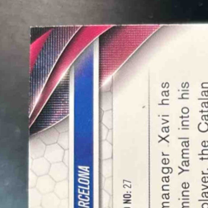 2023-24 Topps UEFA Club Competitions Lamine Yamal Pink #64 RC FC Barcelona - EX - Sports Cards