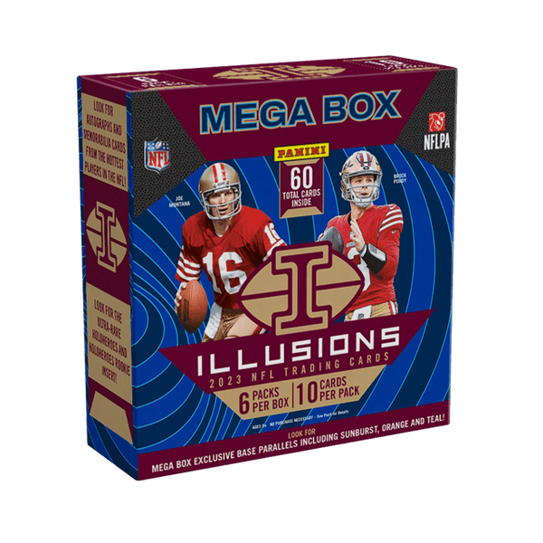 2023 Panini Illusions Football Mega Box (60 Cards & Mega Exclusive Parallels)