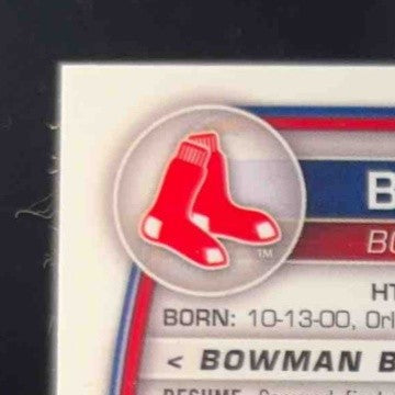 2023 Bowman Blake Loubier Chrome Prospects Yellow Lunar Crater Ref 34/75 1st - Sports Cards