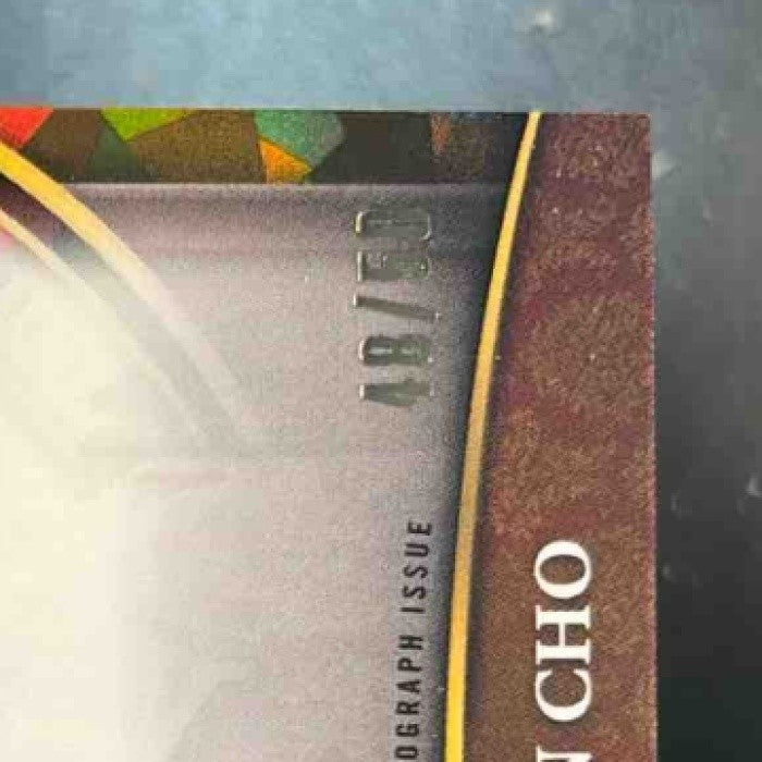 2023 Bowman Chrome Won-Bin Cho Invicta Auto Gold Atomic /50 St. Louis Cardinals - Sports Cards