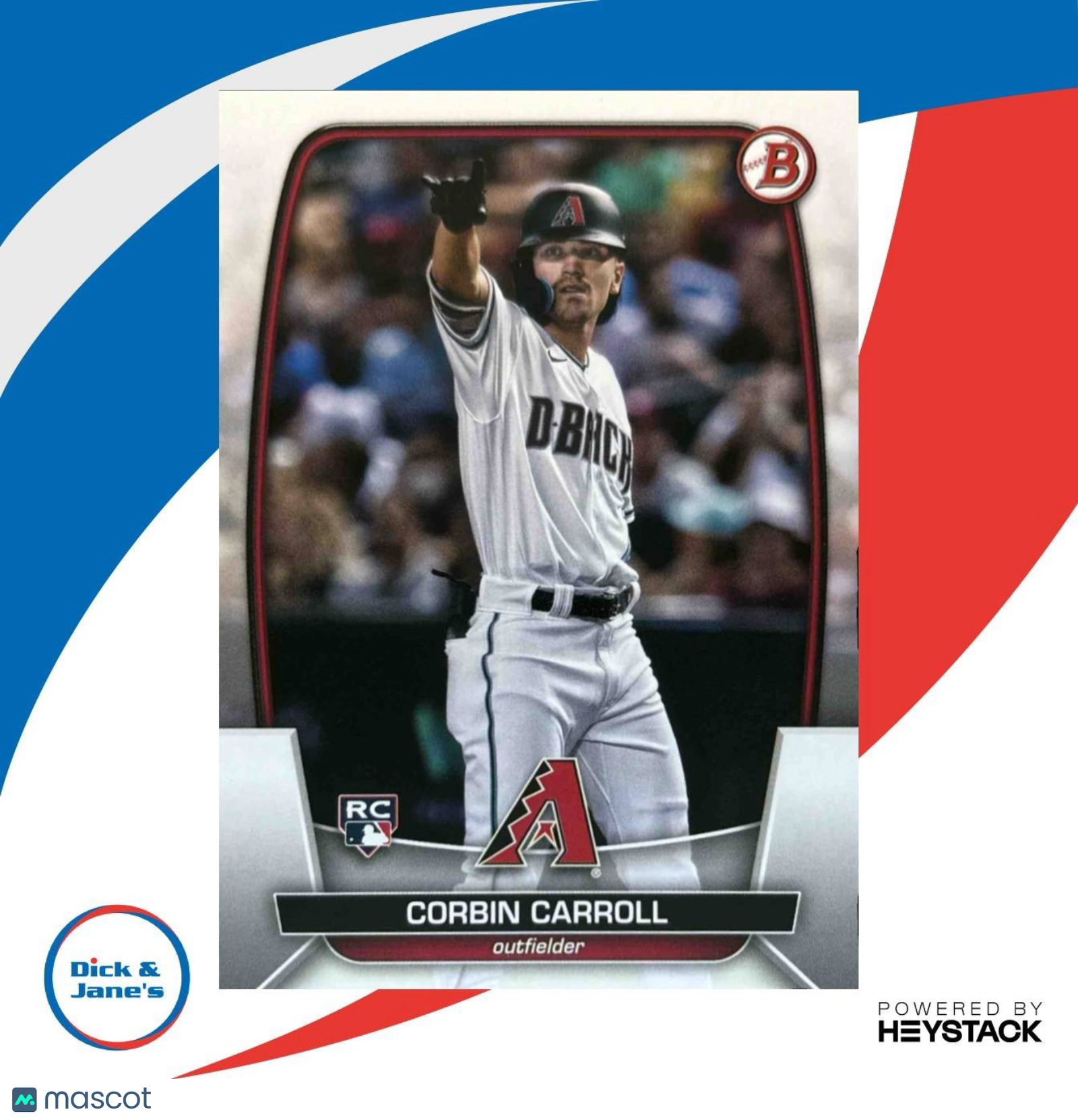 2023 Bowman Corbin Carroll #73 RC Arizona Diamondbacks - Sports Cards