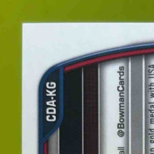 2023 Bowman Draft Kendall George Chrome Auto 1st Prospect Los Angeles Dodgers - Sports Cards