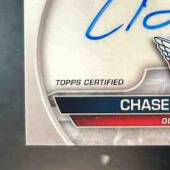 2023 Bowman Mega Box Chase DeLauter Chrome Prospects Auto Mojo Refractor - Sports Cards