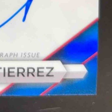 2023 Bowman Sterling Anthony Gutierrez Prospect Auto Blue Refractor 14/25 Auto - Sports Cards