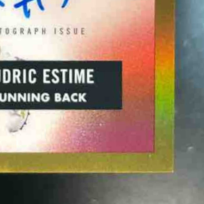 2023 Bowman University Chrome Audric Estime 1955 Football Auto Gold /50 Irish - Sports Cards