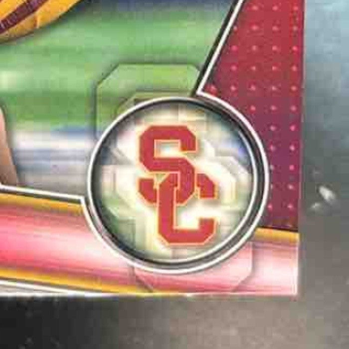 2023 Bowman University Chrome Caleb Williams Refractor #1 USC Trojans - Sports Cards