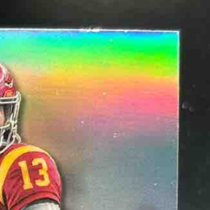 2023 Bowman University Chrome Caleb Williams Refractor #1 USC Trojans - Sports Cards