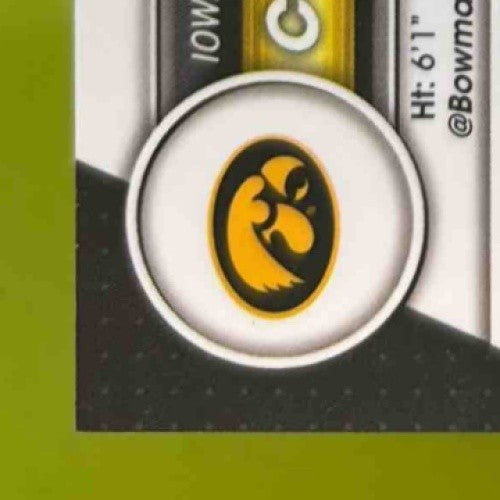 2023 Bowman University Chrome Cooper Dejean Blue Refractor 193/199 #27 Hawkeyes - Sports Cards