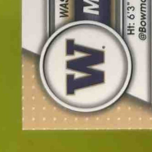 2023 Bowman University Chrome Sapphire Michael Penix Jr. #141 Washington Huskies - Sports Cards