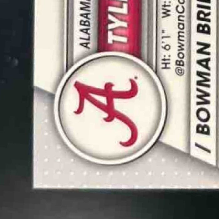2023 Bowman University Chrome Tyler Buchner Prospect Auto Refractor /499 Crimson - Sports Cards