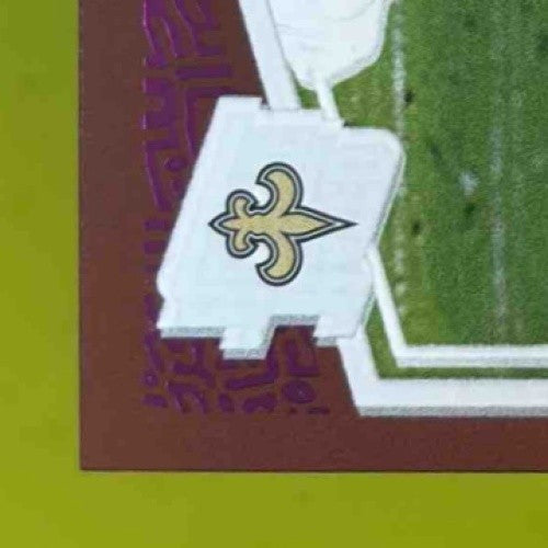 2023 Clearly Donruss Kendre Miller Auto Purple /175 #72 RC New Orleans Saints - Sports Cards