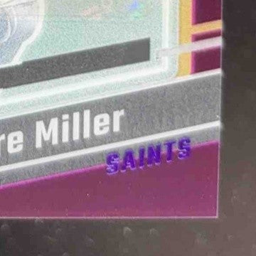 2023 Clearly Donruss Kendre Miller Rated Rookie Auto Purple 128/175 #72 RC - Sports Cards