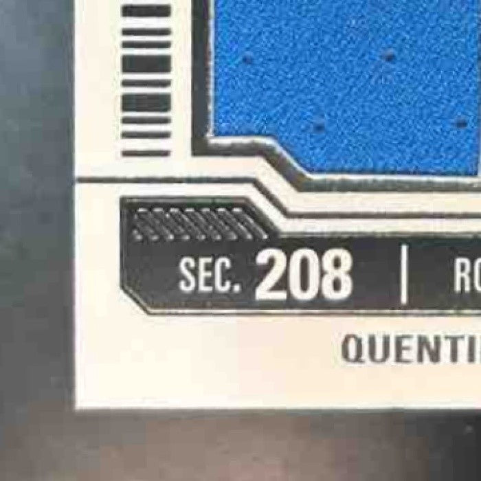 2023 Contenders Quentin Johnston Rookie Ticket Swatches Variations RC Chargers - Sports Cards