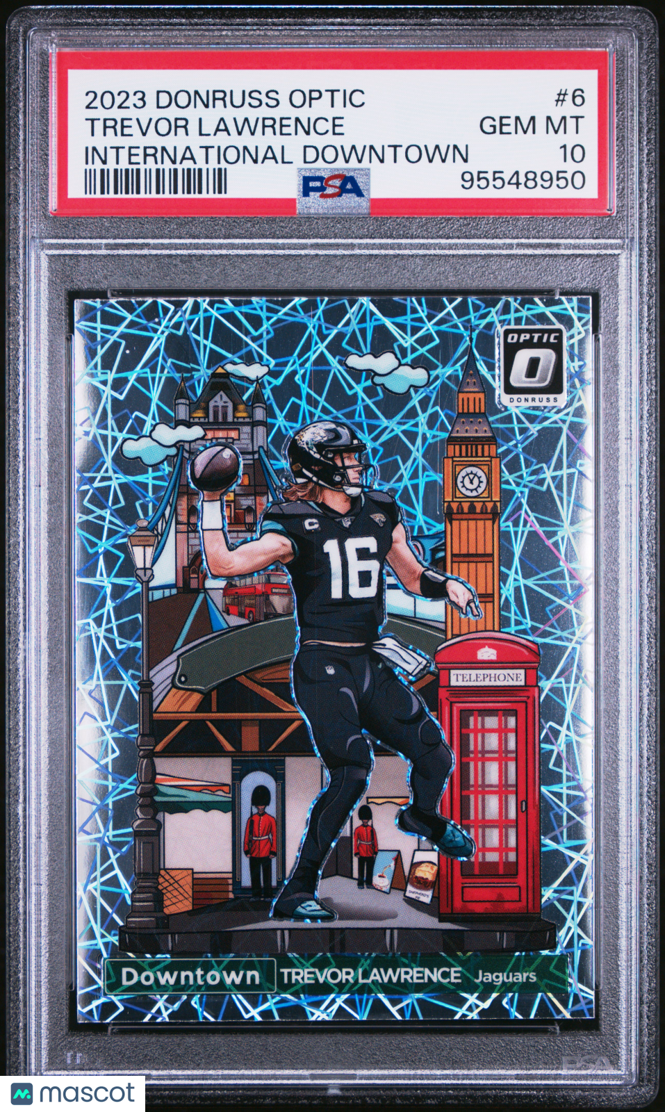 2023 Donruss Optic International Downtown Trevor Lawrence #6 PSA 10 GEM Jaguars - Graded Sports Cards