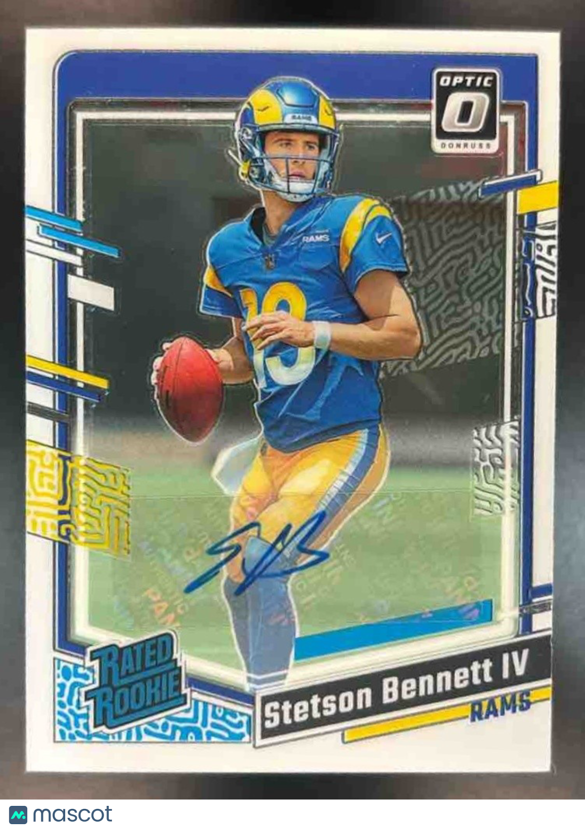 2023 Donruss Optic Stetson Bennett IV Auto /199 #267 RC Los Angeles Rams - Sports Cards