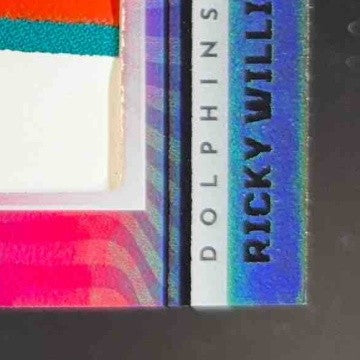 2023 Illusions Bijan Robinson Ricky Williams Rookie Idols Dual Mem Black 33/50 - Sports Cards