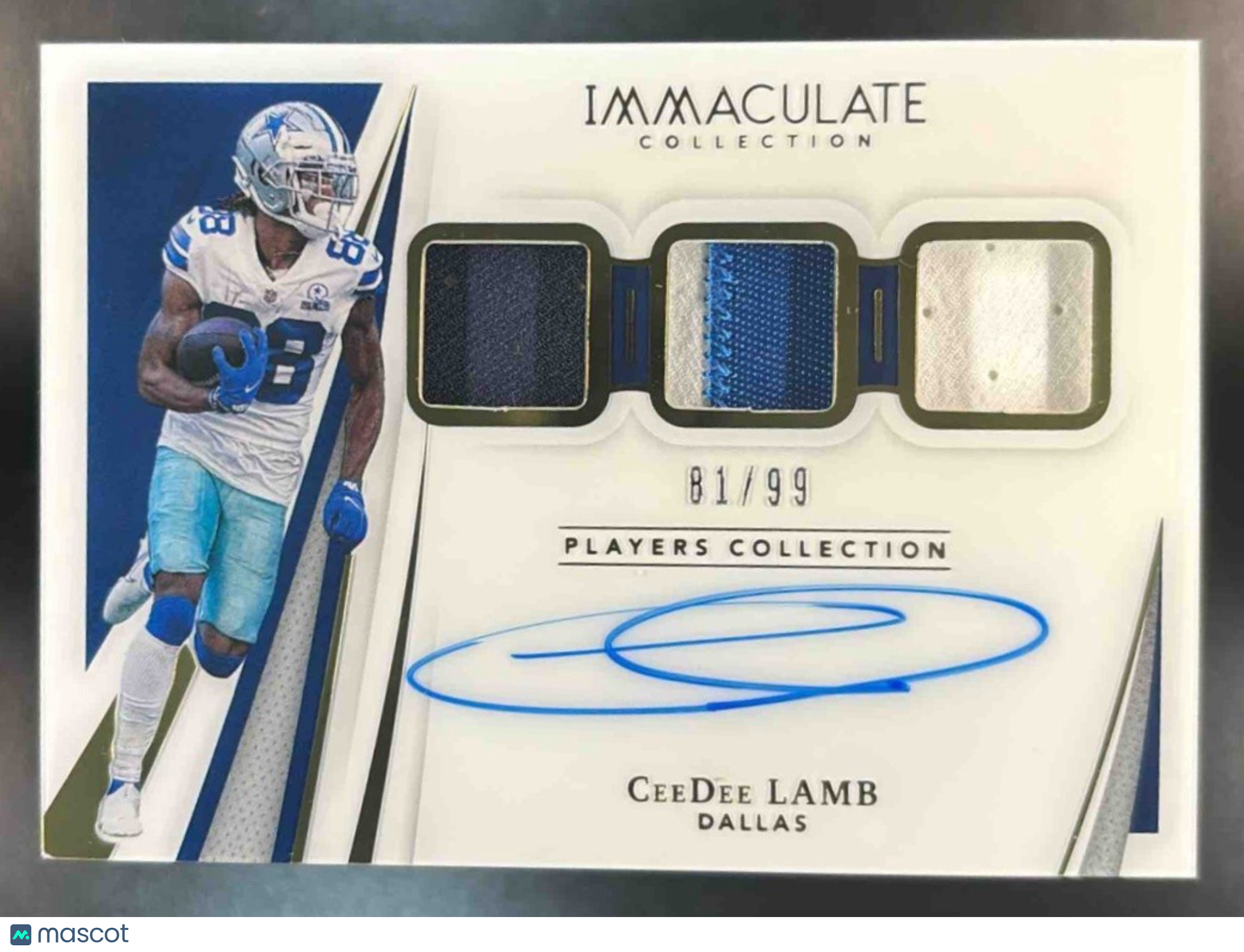 2023 Immaculate Collection CeeDee Lamb 2021 Football Player Auto /99 MEM Cowboys - Sports Cards