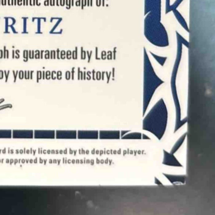 2023 Leaf A Bronx Legacy Jim Leyritz Auto /65 - Non-Sports Cards