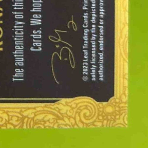 2023 Leaf Art of Sport Ronald Acuna Jr. Auto Blue /15 #BA-RAJ - Sports Cards