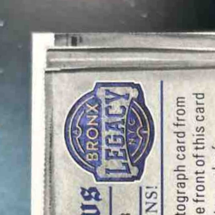 2023 Leaf Bronx Legacy ’Start Spreading The News’ Auto /4 Ron Guidry ’18 Halos’ - Sports Cards