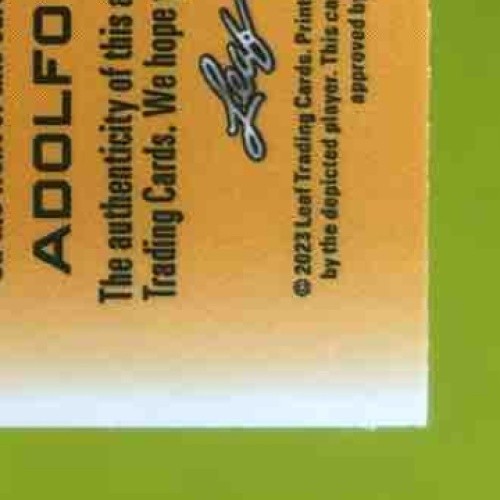 2023 Leaf Eclectic Adolfo Sanchez Valiant Effort Pink Prismatic /7 #VE-AS1 Auto - Sports Cards