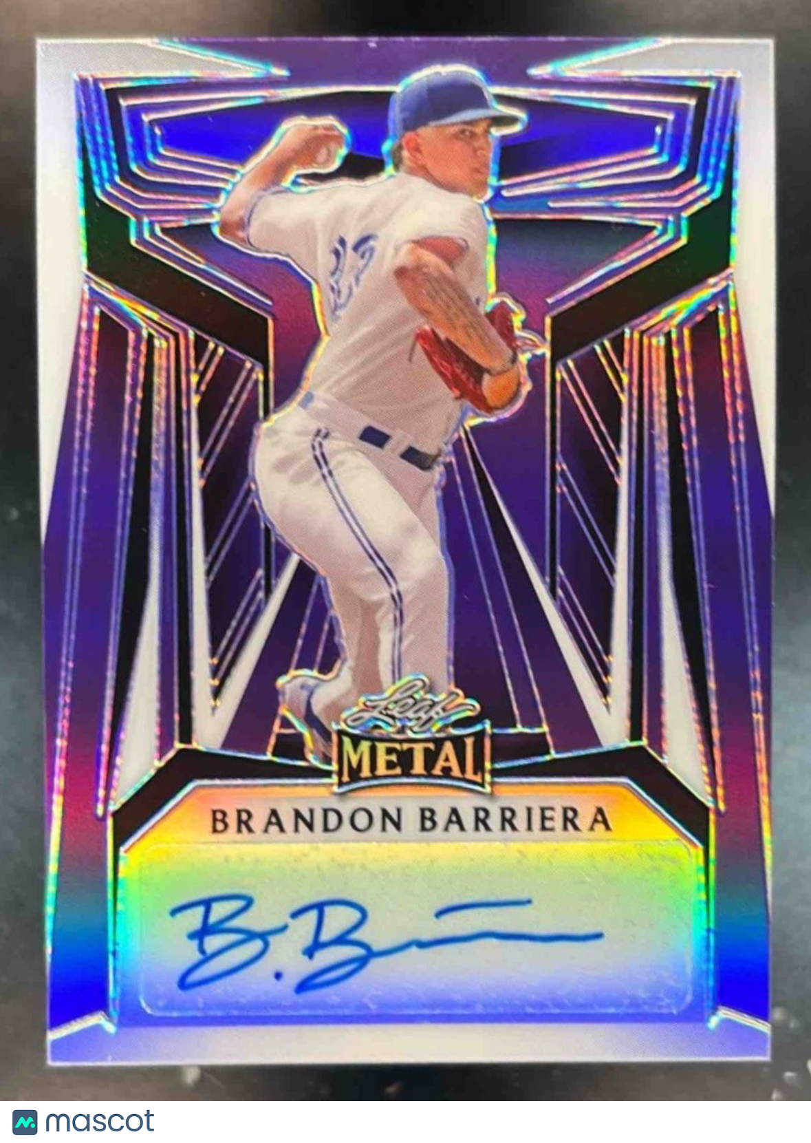 2023 Leaf Metal Brandon Barriera Auto /8 - Sports Cards