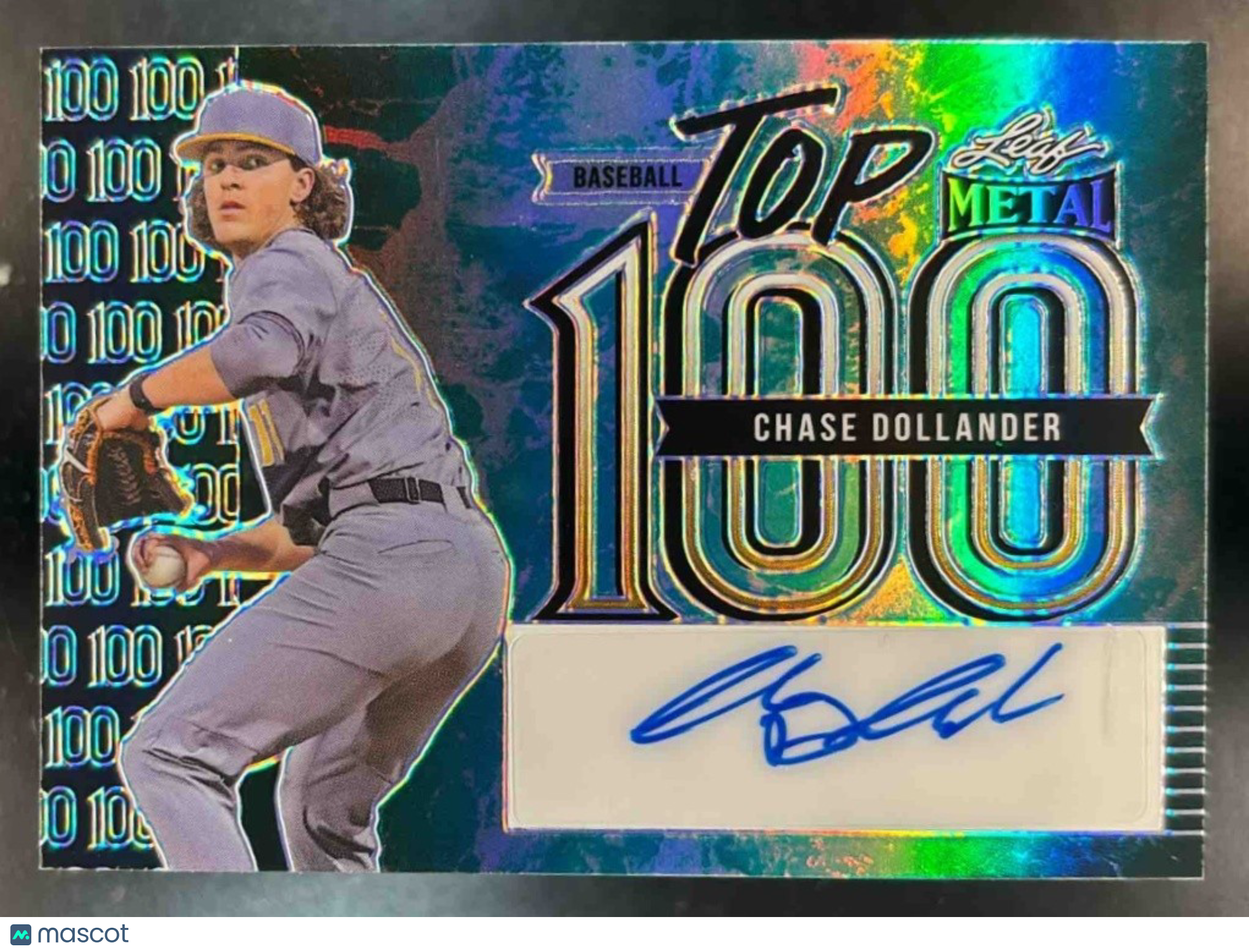 2023 Leaf Metal Chase Dollander Top 100 Auto /8 #T1-CD1 - Sports Cards